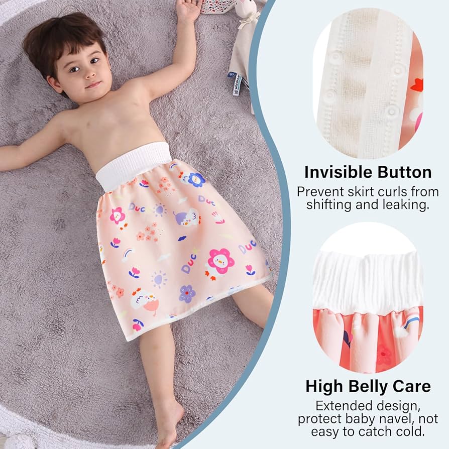 Amazon.com: CUXFLS Waterproof Diaper Skirt for Baby Toddler